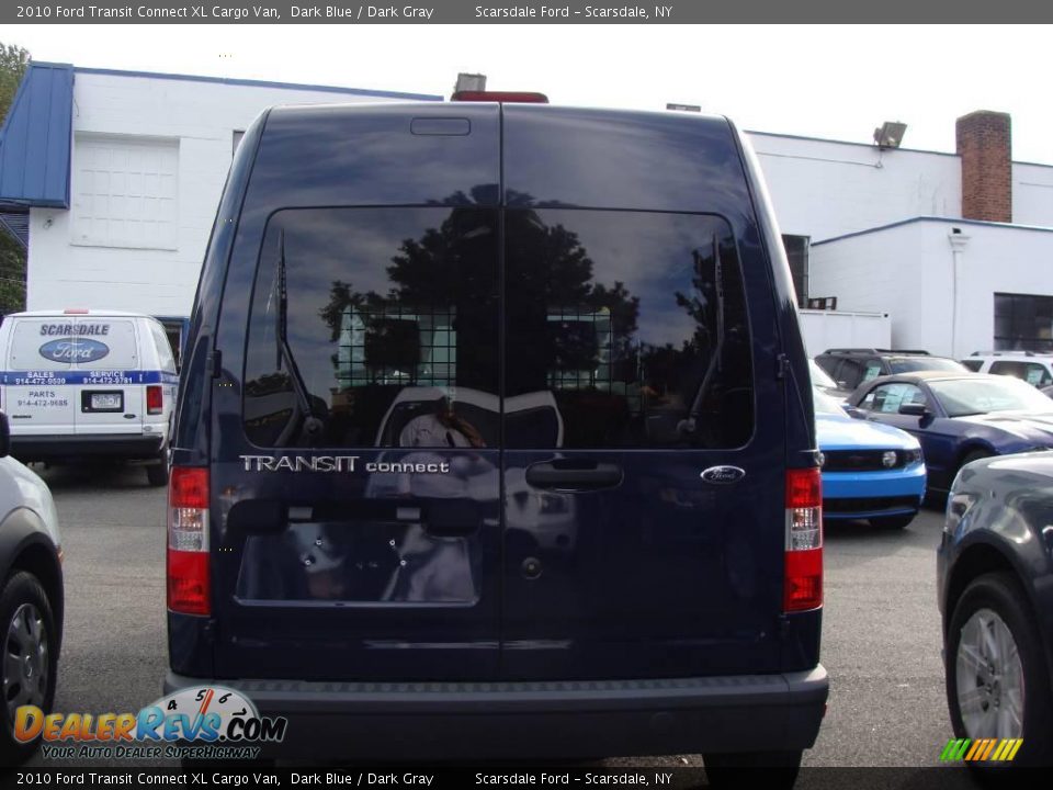 2010 Ford Transit Connect XL Cargo Van Dark Blue / Dark Gray Photo #6