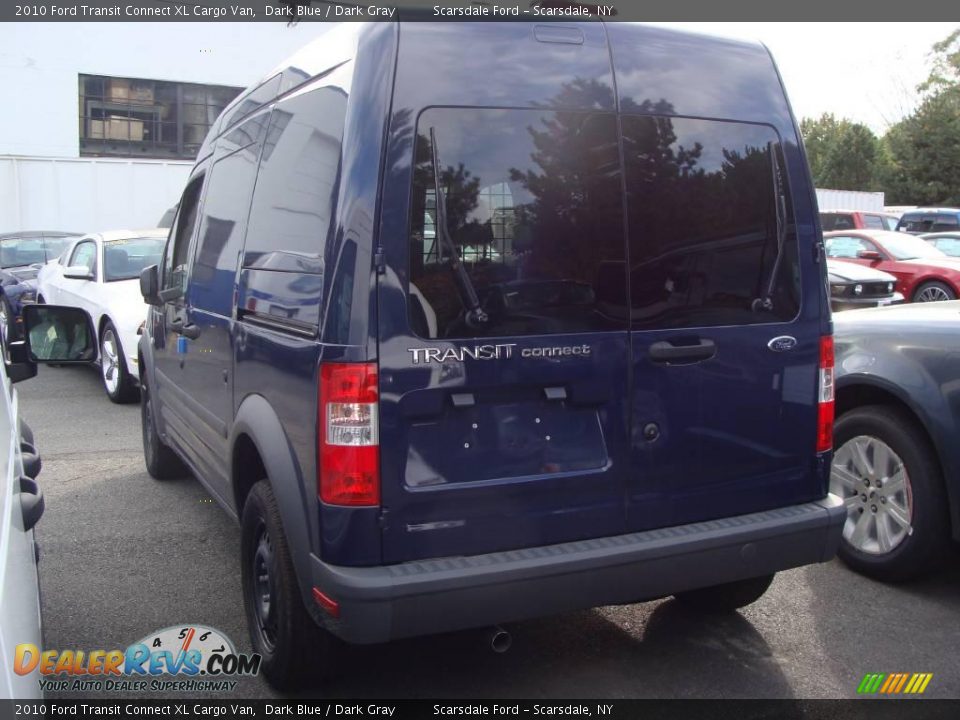 2010 Ford Transit Connect XL Cargo Van Dark Blue / Dark Gray Photo #7
