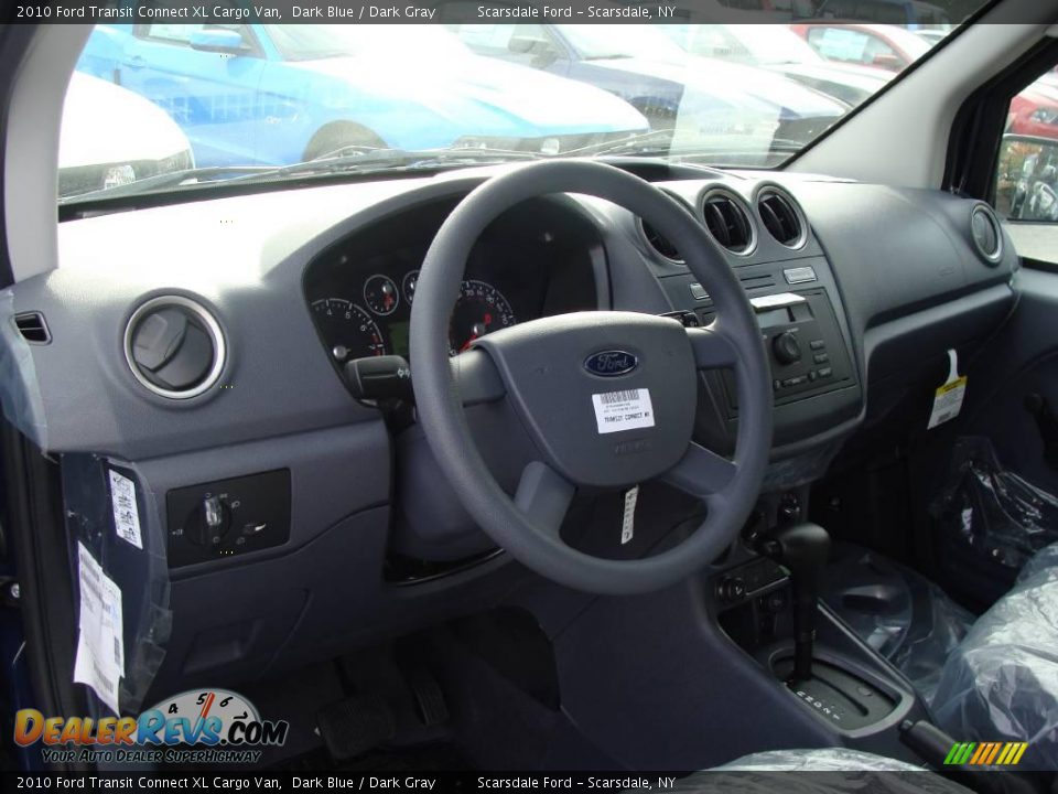 2010 Ford Transit Connect XL Cargo Van Dark Blue / Dark Gray Photo #14
