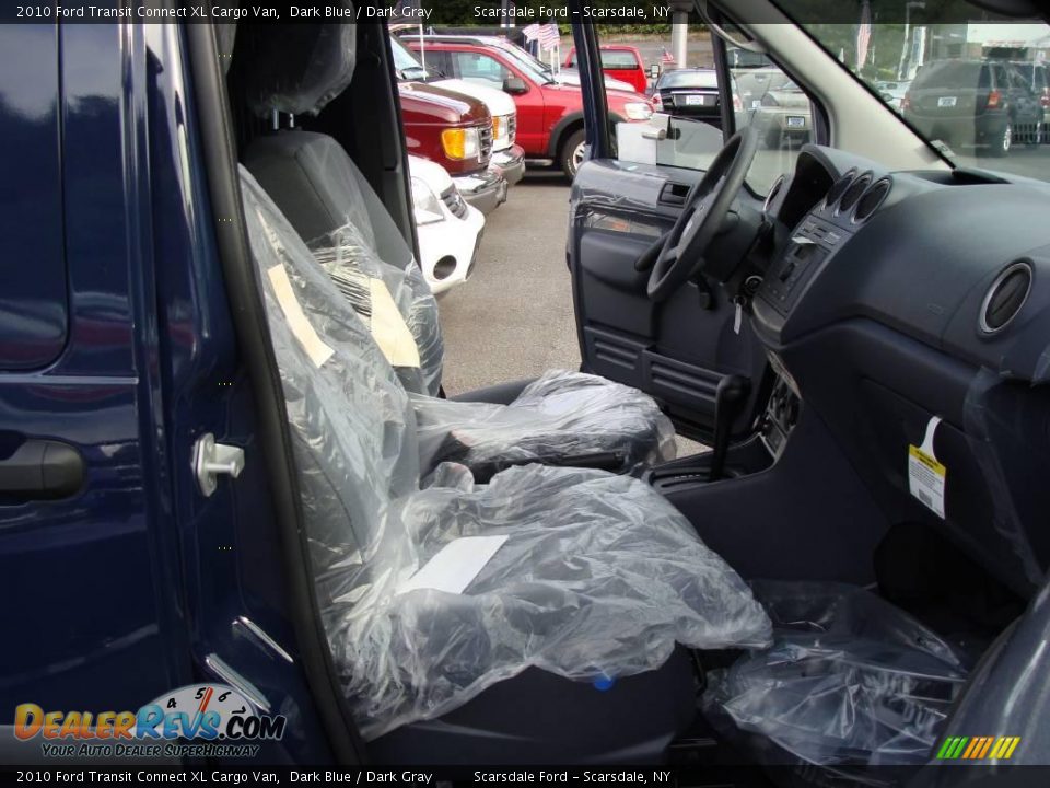 2010 Ford Transit Connect XL Cargo Van Dark Blue / Dark Gray Photo #18