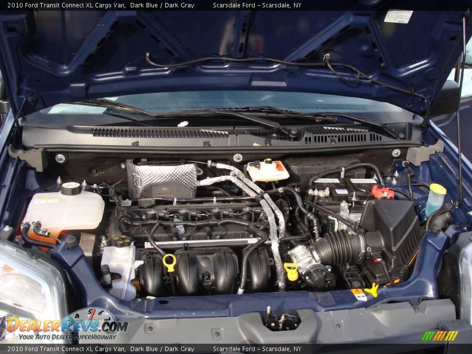 2010 Ford Transit Connect XL Cargo Van Dark Blue / Dark Gray Photo #24