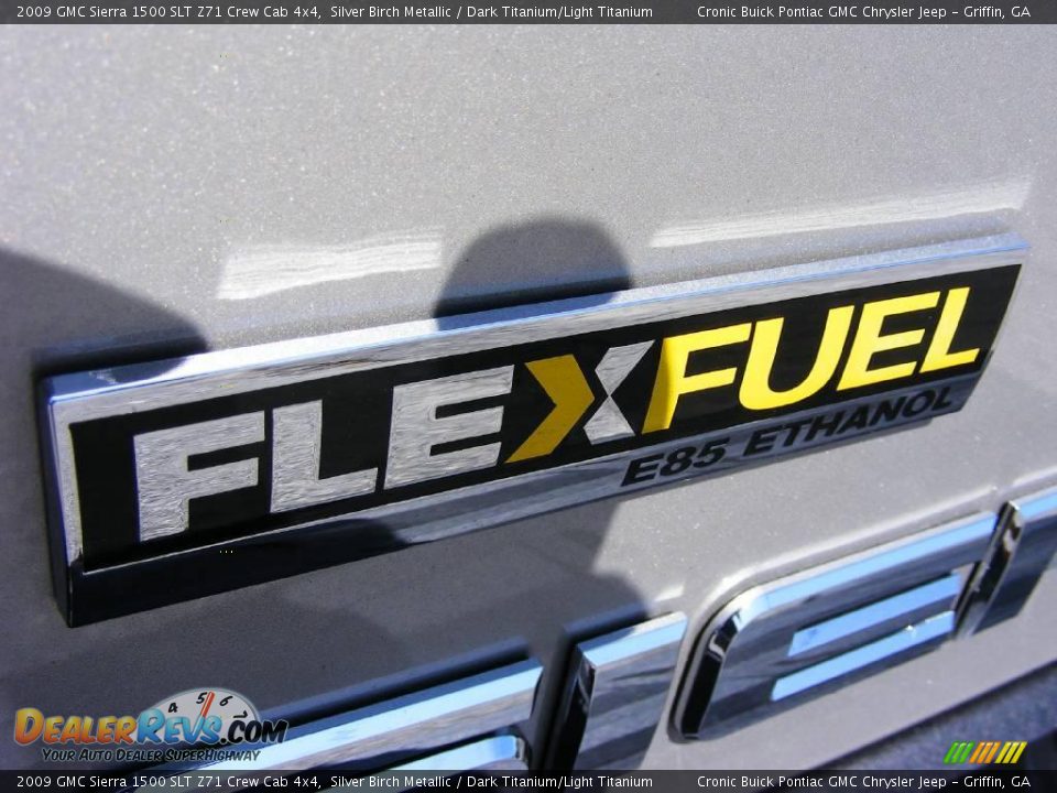 2009 GMC Sierra 1500 SLT Z71 Crew Cab 4x4 Silver Birch Metallic / Dark Titanium/Light Titanium Photo #11