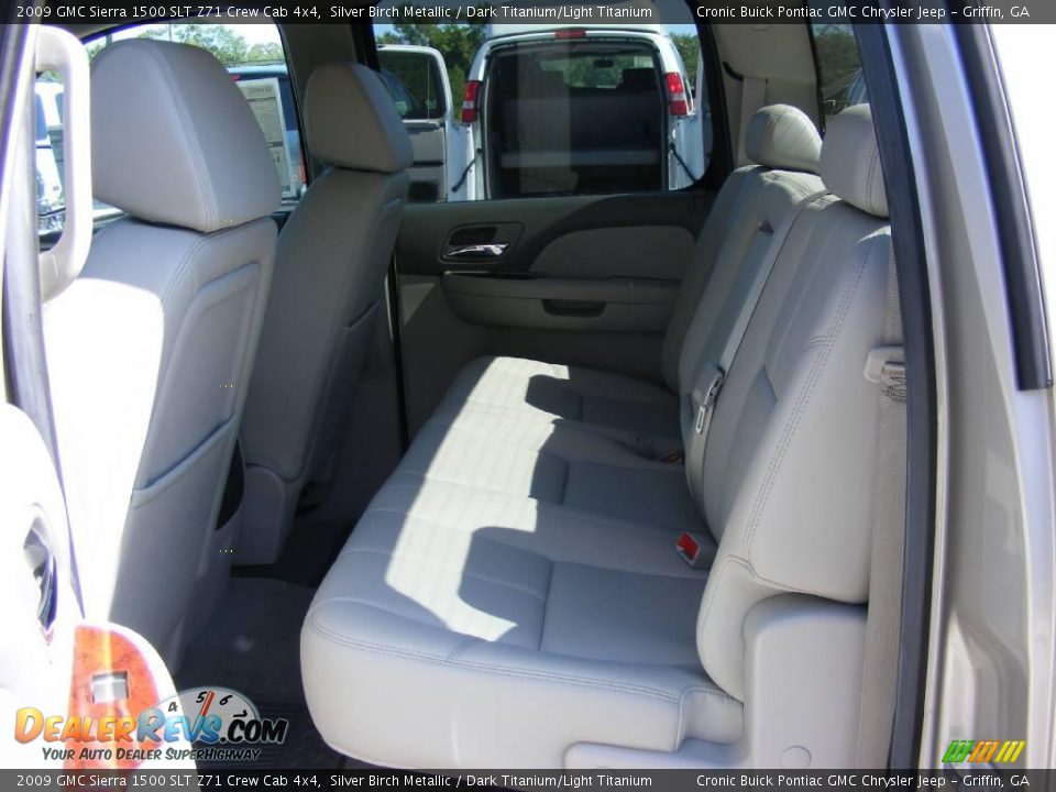 2009 GMC Sierra 1500 SLT Z71 Crew Cab 4x4 Silver Birch Metallic / Dark Titanium/Light Titanium Photo #15