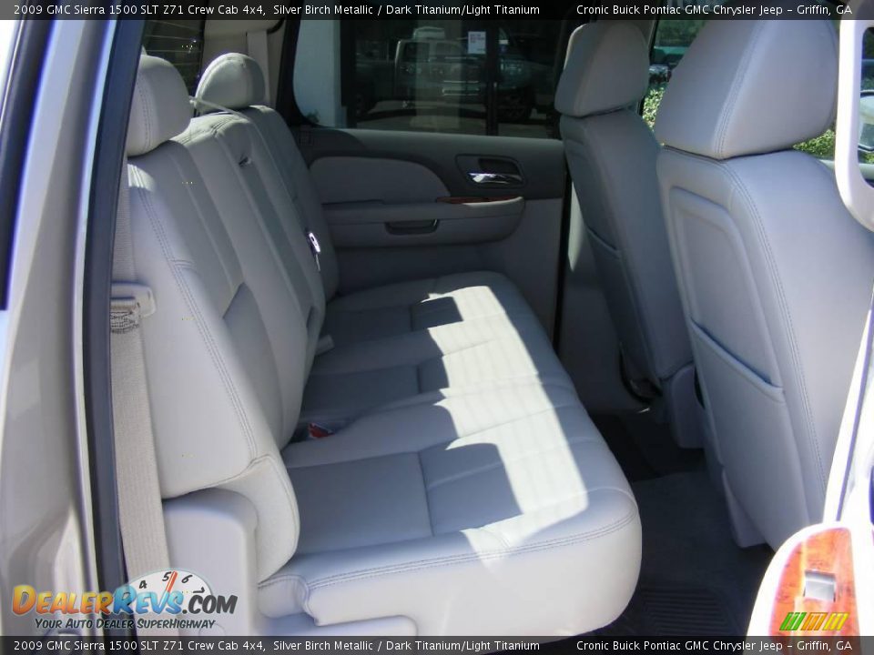 2009 GMC Sierra 1500 SLT Z71 Crew Cab 4x4 Silver Birch Metallic / Dark Titanium/Light Titanium Photo #16