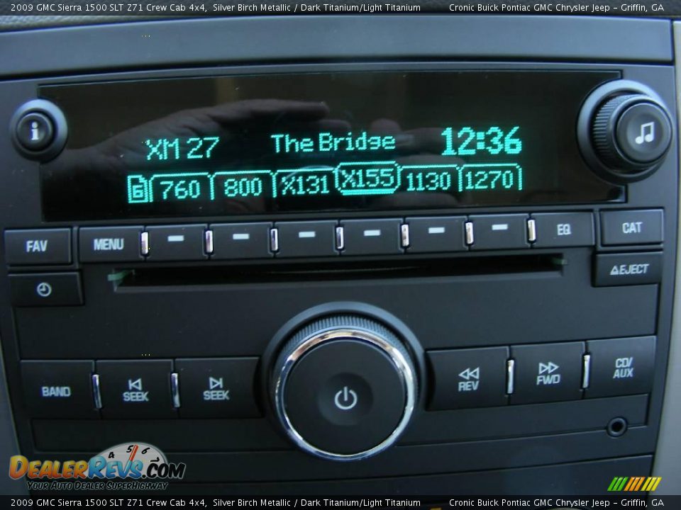 2009 GMC Sierra 1500 SLT Z71 Crew Cab 4x4 Silver Birch Metallic / Dark Titanium/Light Titanium Photo #21