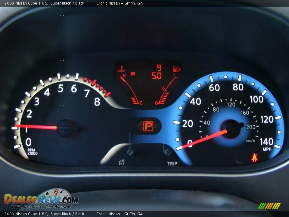 2009 Nissan Cube 1.8 S Super Black / Black Photo #13