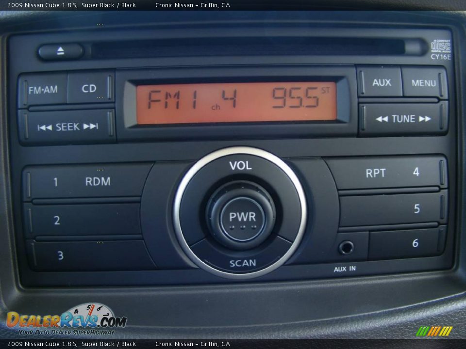2009 Nissan Cube 1.8 S Super Black / Black Photo #14