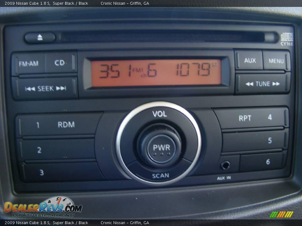 2009 Nissan Cube 1.8 S Super Black / Black Photo #14