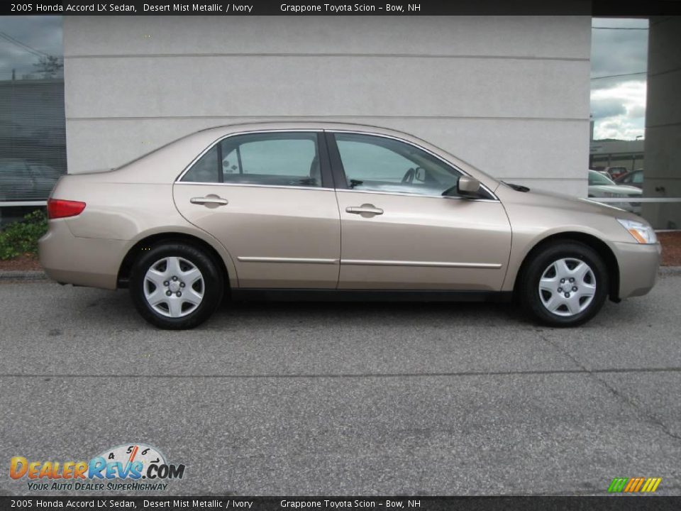 2005 Honda Accord LX Sedan Desert Mist Metallic / Ivory Photo #2