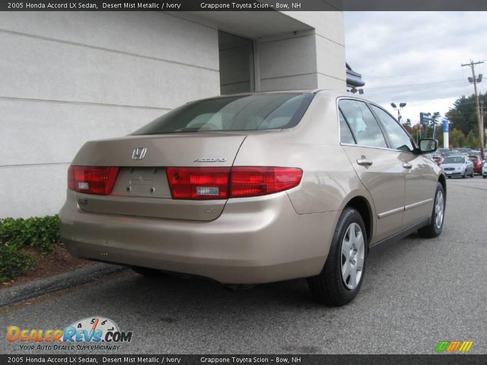 2005 Honda Accord LX Sedan Desert Mist Metallic / Ivory Photo #3
