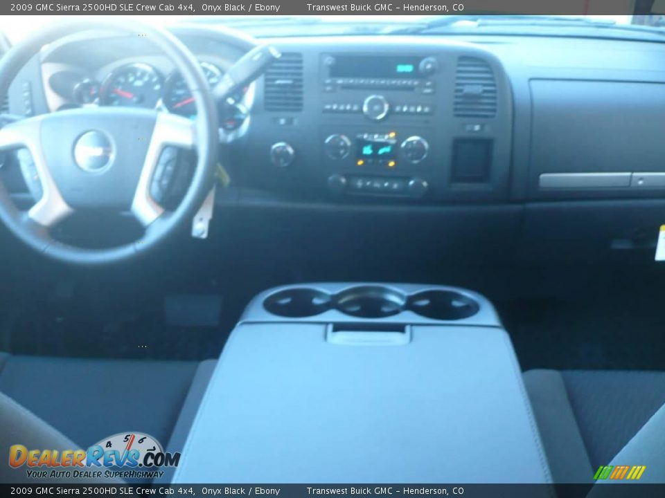 2009 GMC Sierra 2500HD SLE Crew Cab 4x4 Onyx Black / Ebony Photo #6