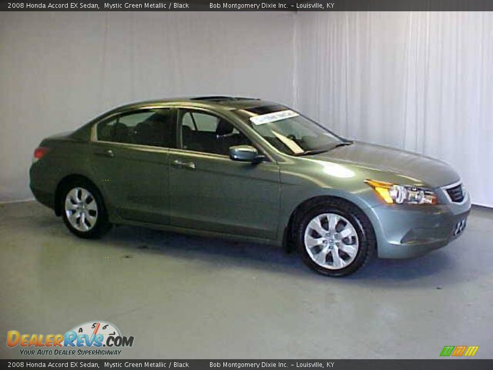 2008 Honda Accord EX Sedan Mystic Green Metallic / Black Photo #1