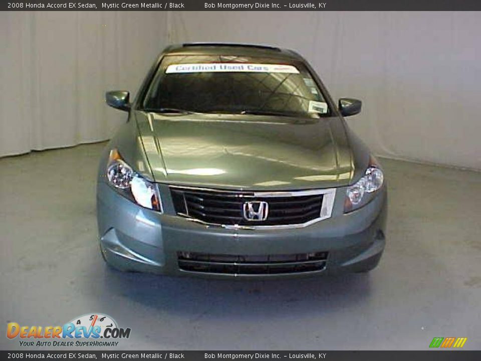 2008 Honda Accord EX Sedan Mystic Green Metallic / Black Photo #2