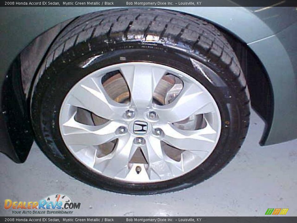 2008 Honda Accord EX Sedan Mystic Green Metallic / Black Photo #4