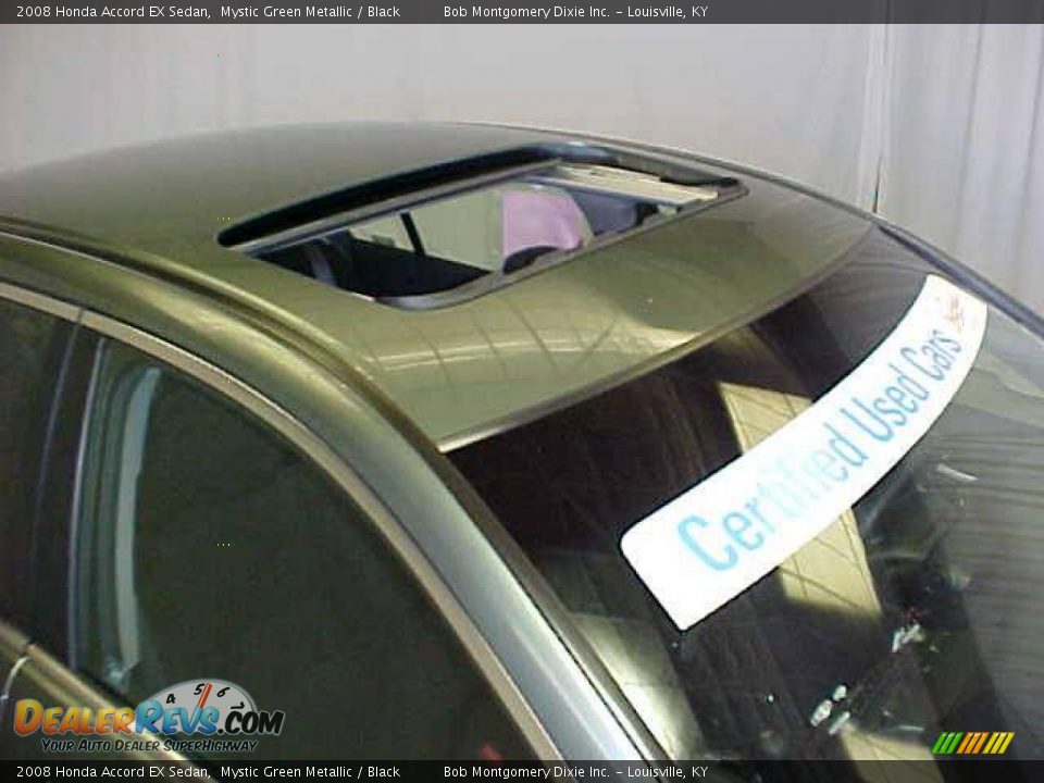 2008 Honda Accord EX Sedan Mystic Green Metallic / Black Photo #5