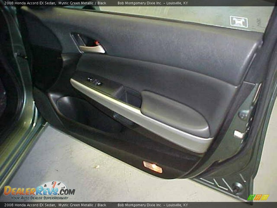2008 Honda Accord EX Sedan Mystic Green Metallic / Black Photo #6