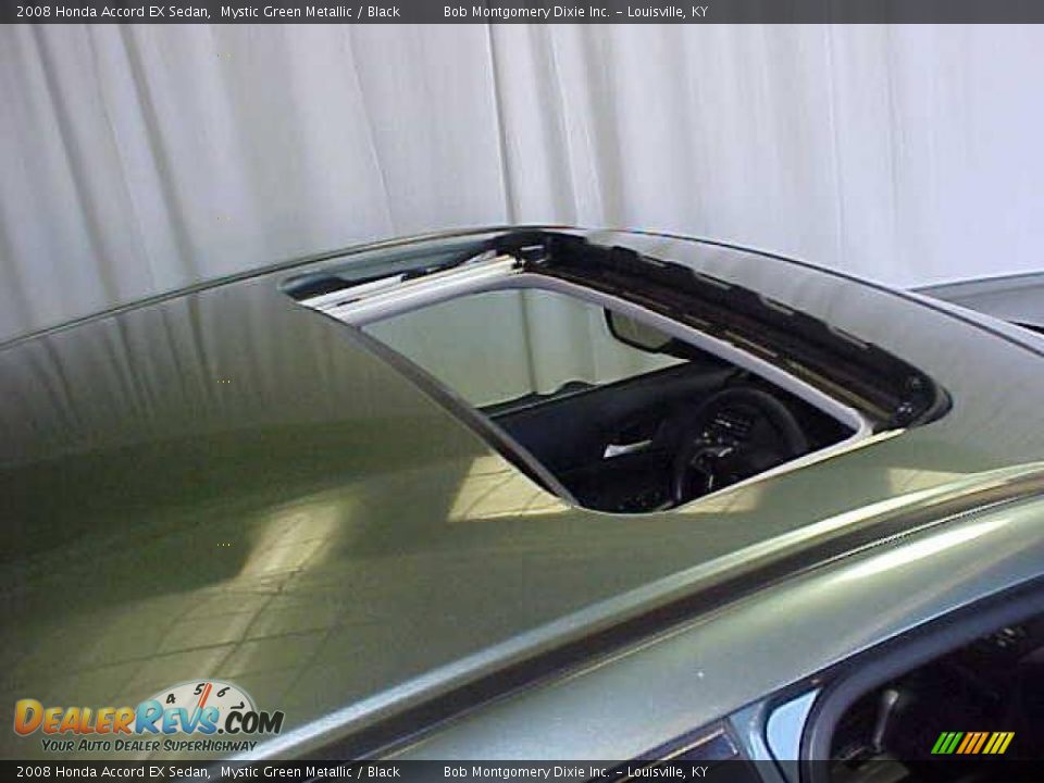 2008 Honda Accord EX Sedan Mystic Green Metallic / Black Photo #8