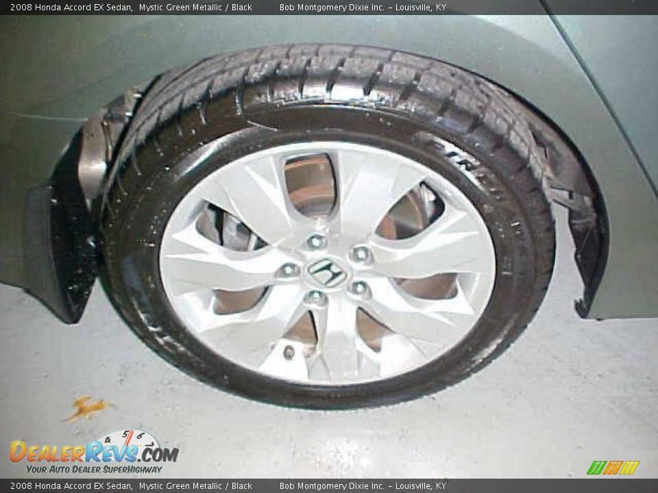 2008 Honda Accord EX Sedan Mystic Green Metallic / Black Photo #11