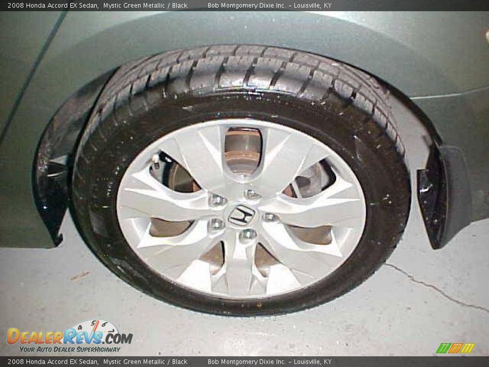 2008 Honda Accord EX Sedan Mystic Green Metallic / Black Photo #12
