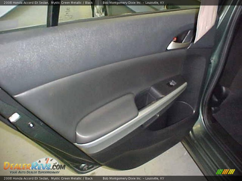 2008 Honda Accord EX Sedan Mystic Green Metallic / Black Photo #14