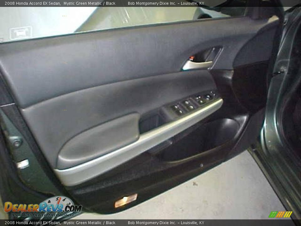 2008 Honda Accord EX Sedan Mystic Green Metallic / Black Photo #16