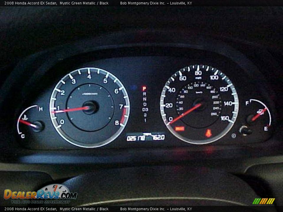 2008 Honda Accord EX Sedan Mystic Green Metallic / Black Photo #18