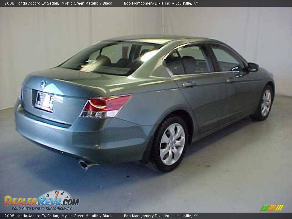 2008 Honda Accord EX Sedan Mystic Green Metallic / Black Photo #24