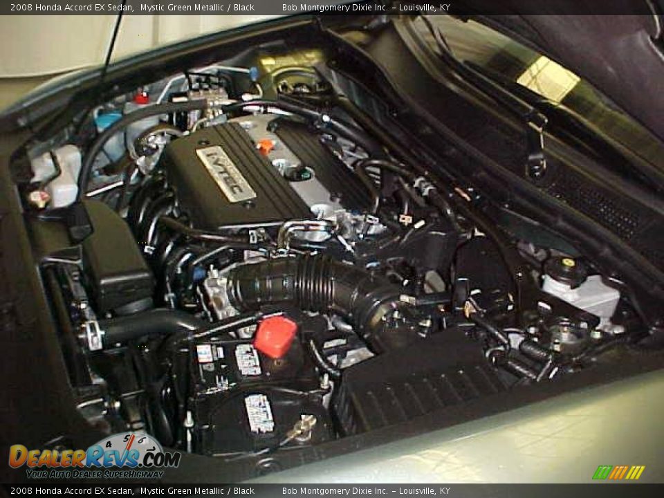 2008 Honda Accord EX Sedan Mystic Green Metallic / Black Photo #27