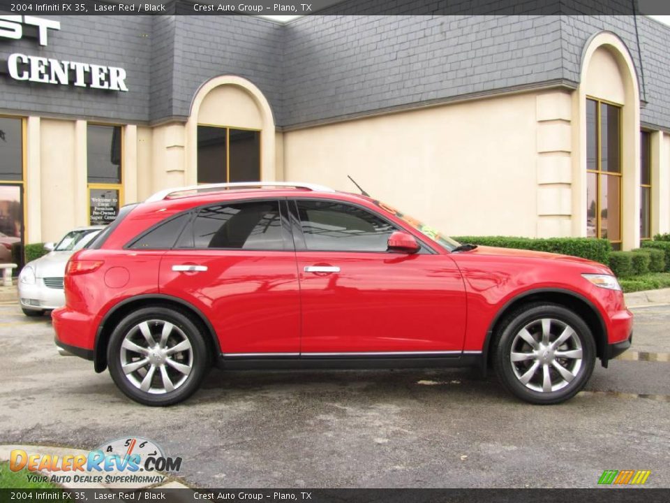 2004 Infiniti FX 35 Laser Red / Black Photo #7
