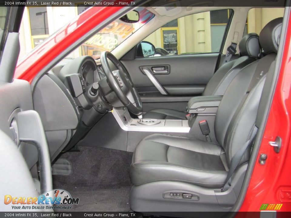 2004 Infiniti FX 35 Laser Red / Black Photo #8