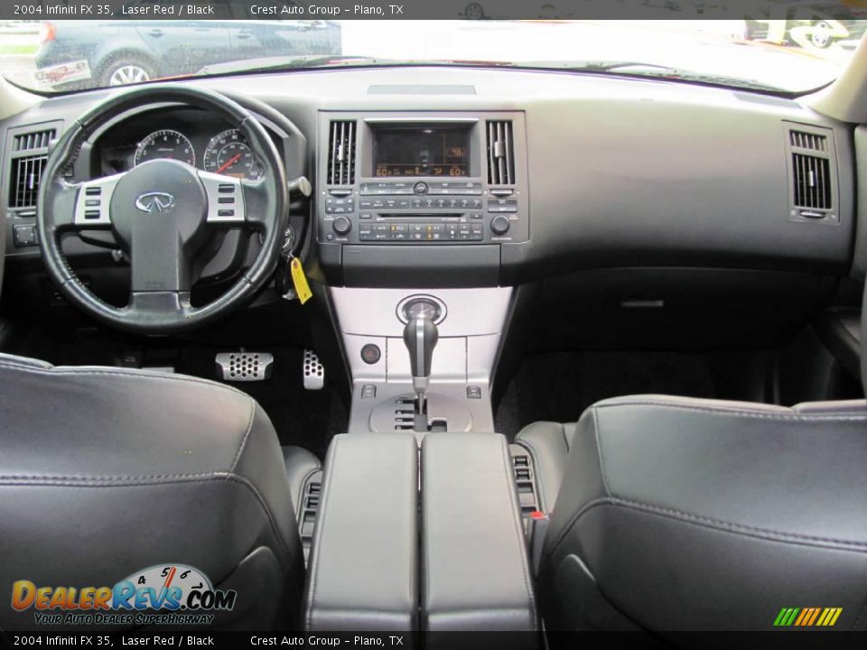 2004 Infiniti FX 35 Laser Red / Black Photo #11