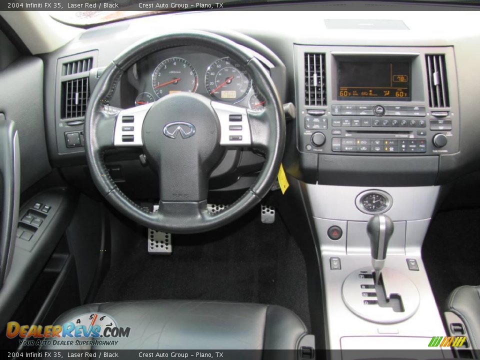 2004 Infiniti FX 35 Laser Red / Black Photo #12