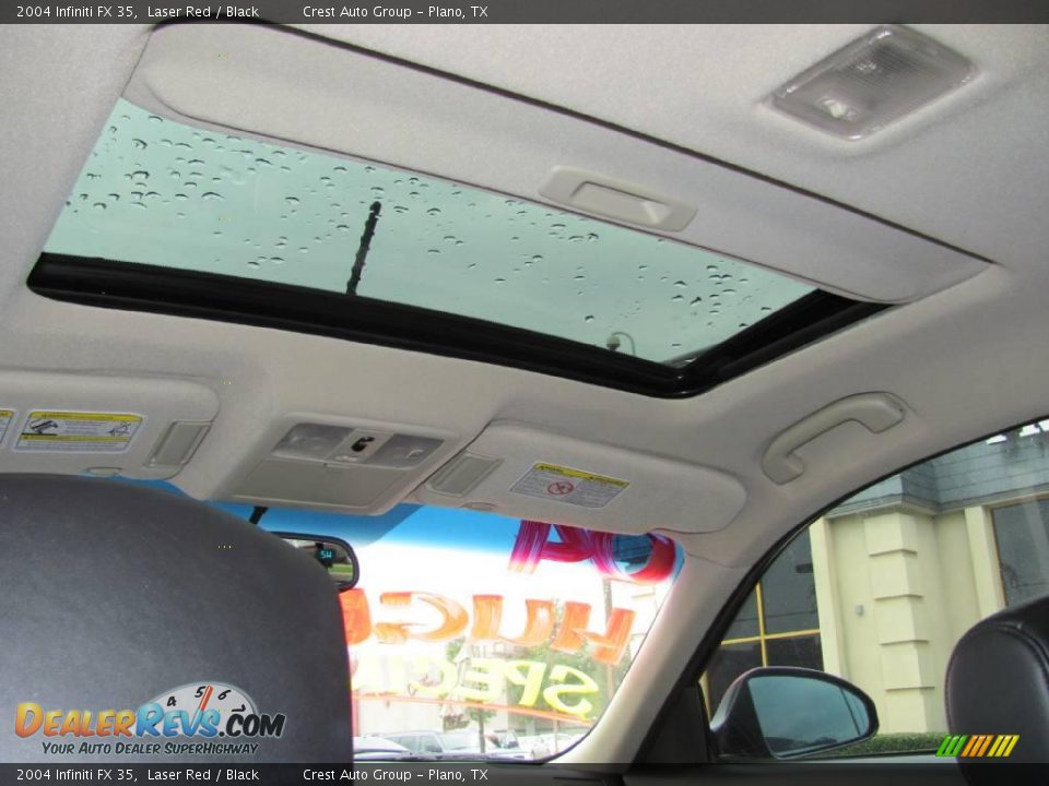 2004 Infiniti FX 35 Laser Red / Black Photo #15