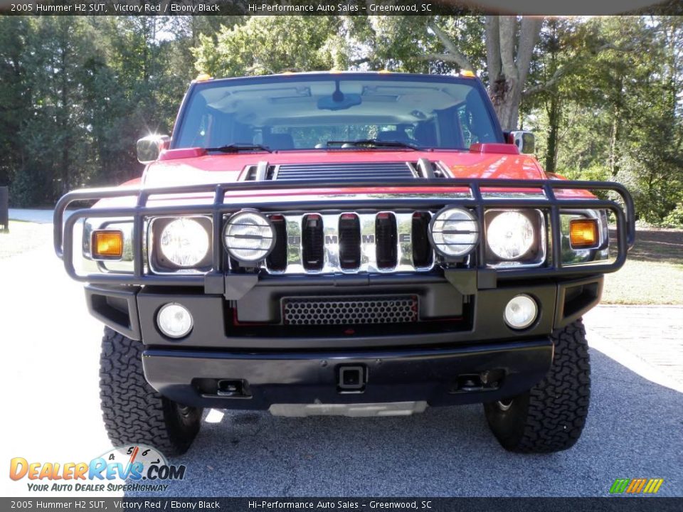 2005 Hummer H2 SUT Victory Red / Ebony Black Photo #12