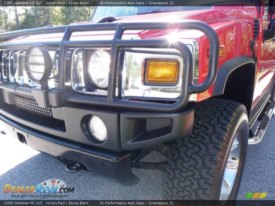 2005 Hummer H2 SUT Victory Red / Ebony Black Photo #17