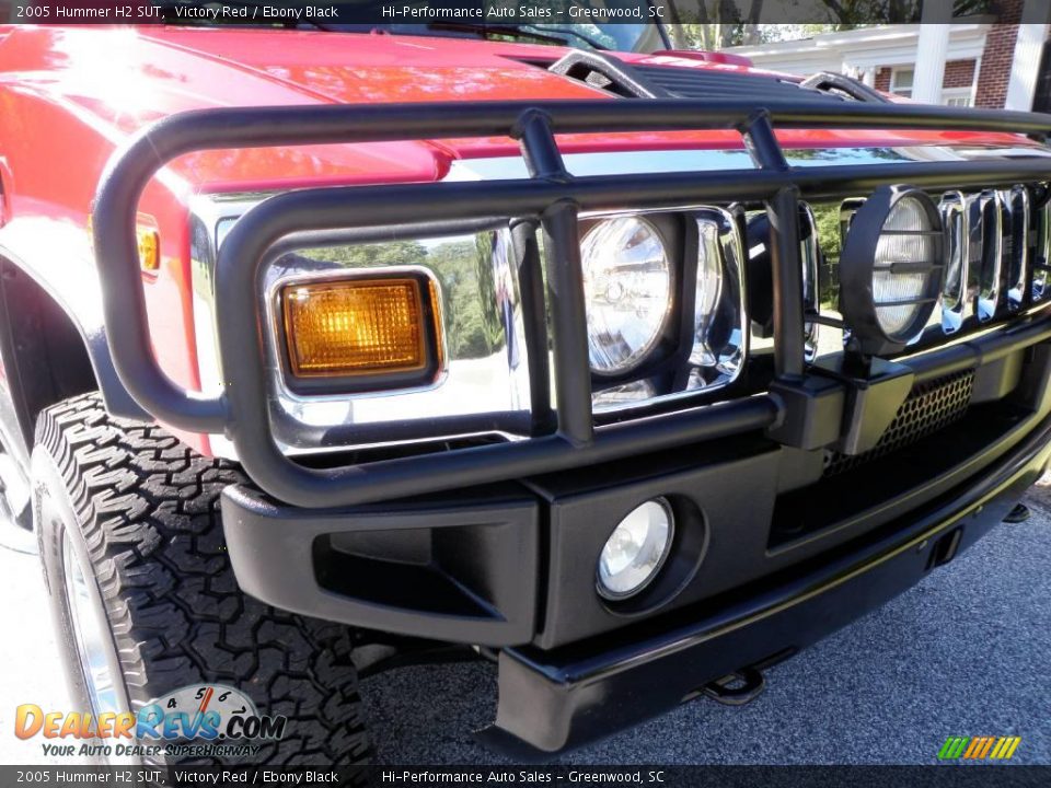 2005 Hummer H2 SUT Victory Red / Ebony Black Photo #18