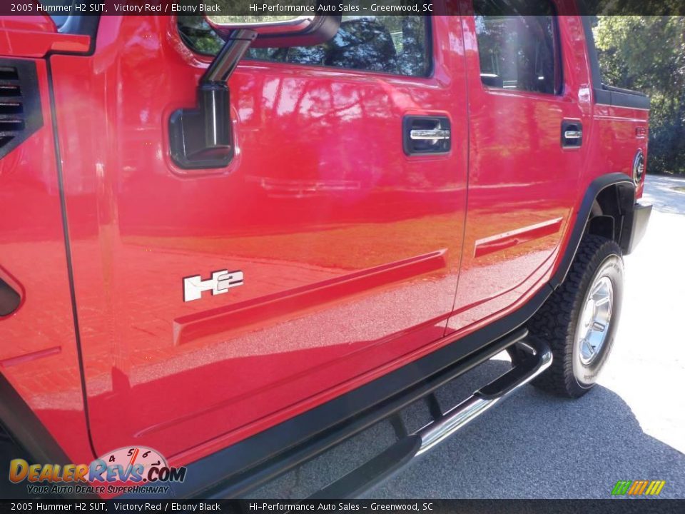2005 Hummer H2 SUT Victory Red / Ebony Black Photo #20