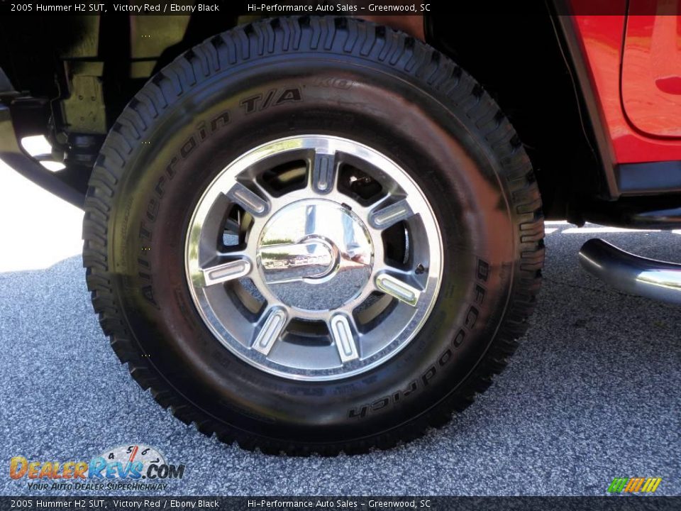 2005 Hummer H2 SUT Victory Red / Ebony Black Photo #26