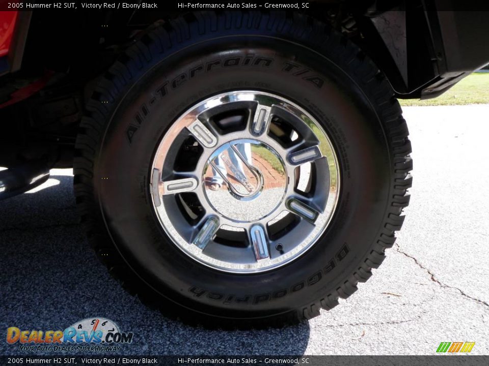 2005 Hummer H2 SUT Victory Red / Ebony Black Photo #27
