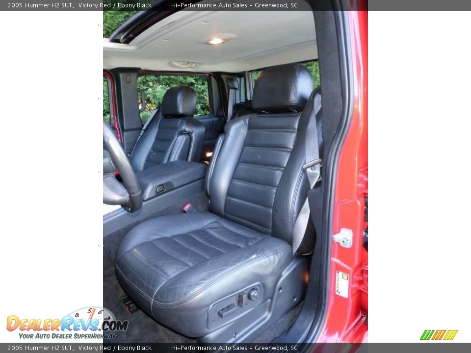 2005 Hummer H2 SUT Victory Red / Ebony Black Photo #36