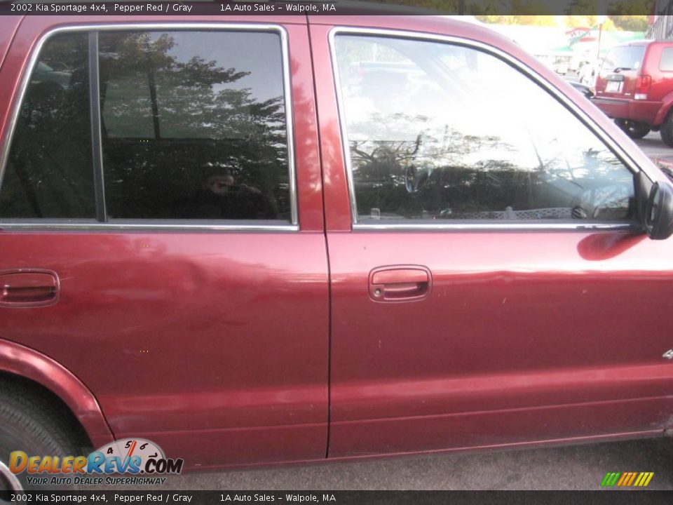 2002 Kia Sportage 4x4 Pepper Red / Gray Photo #15