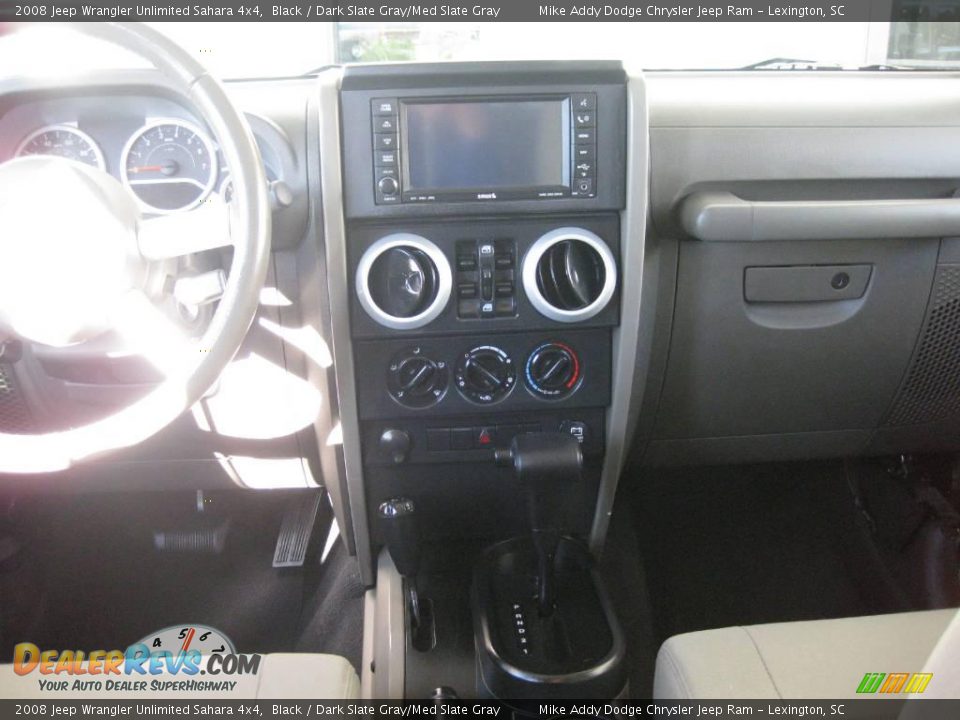 2008 Jeep Wrangler Unlimited Sahara 4x4 Black / Dark Slate Gray/Med Slate Gray Photo #9