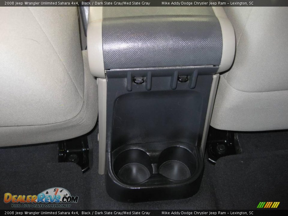 2008 Jeep Wrangler Unlimited Sahara 4x4 Black / Dark Slate Gray/Med Slate Gray Photo #10