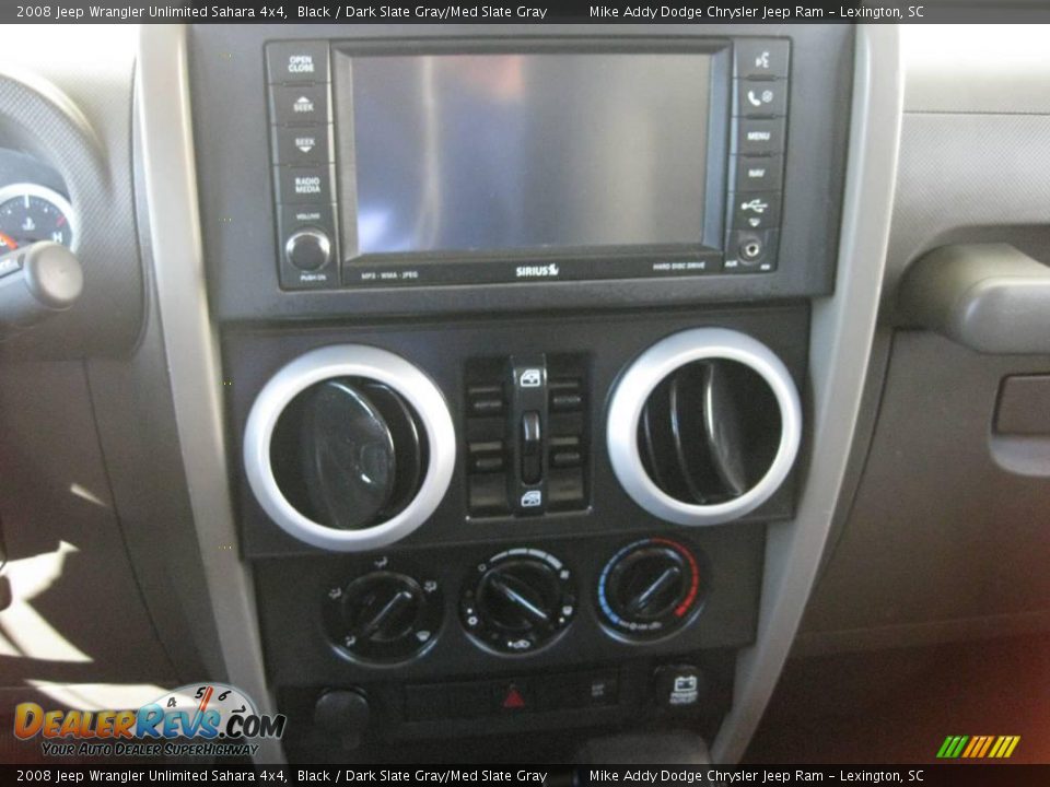 2008 Jeep Wrangler Unlimited Sahara 4x4 Black / Dark Slate Gray/Med Slate Gray Photo #11