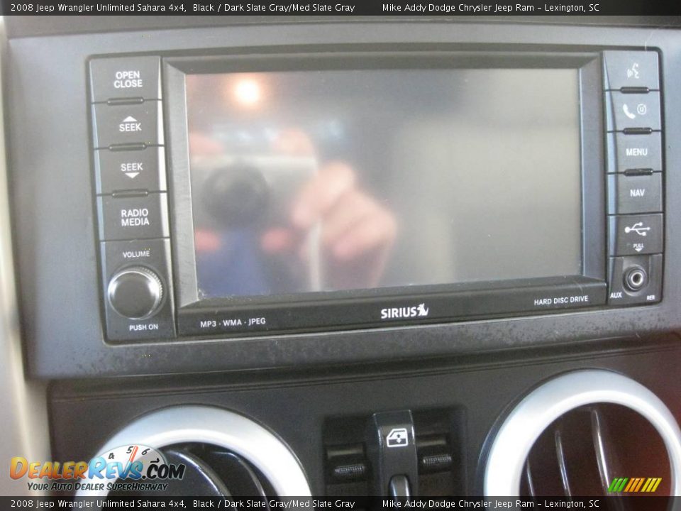 2008 Jeep Wrangler Unlimited Sahara 4x4 Black / Dark Slate Gray/Med Slate Gray Photo #12