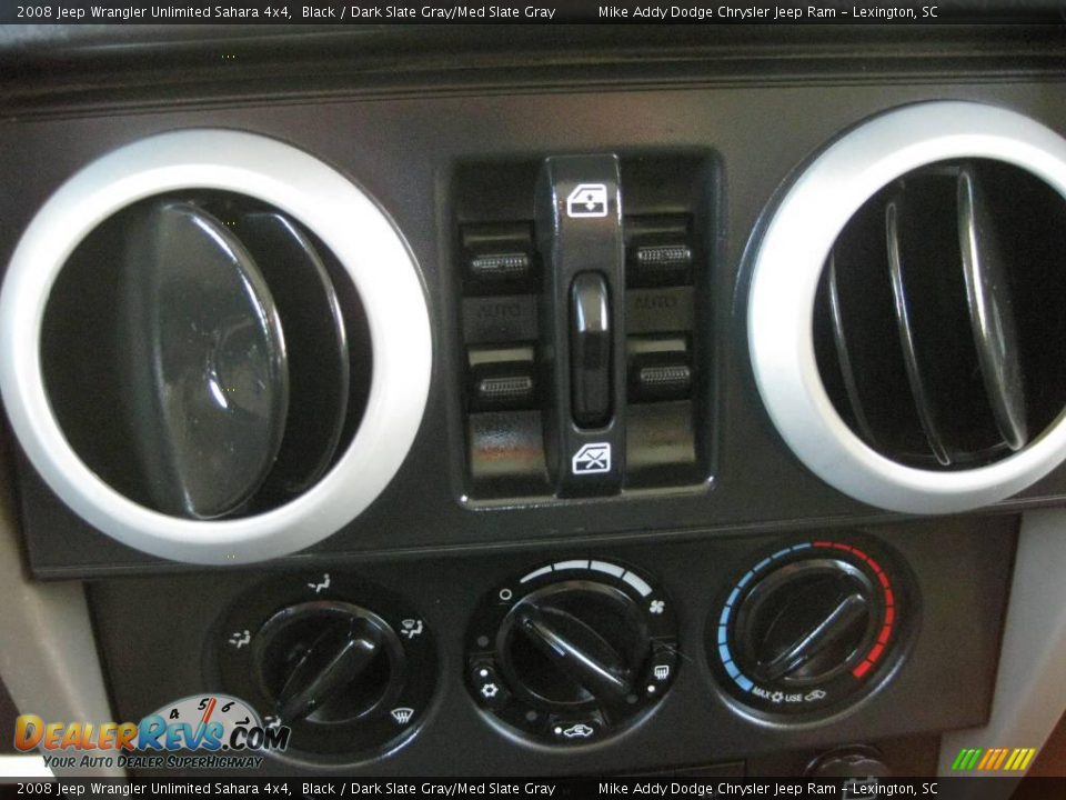 2008 Jeep Wrangler Unlimited Sahara 4x4 Black / Dark Slate Gray/Med Slate Gray Photo #13