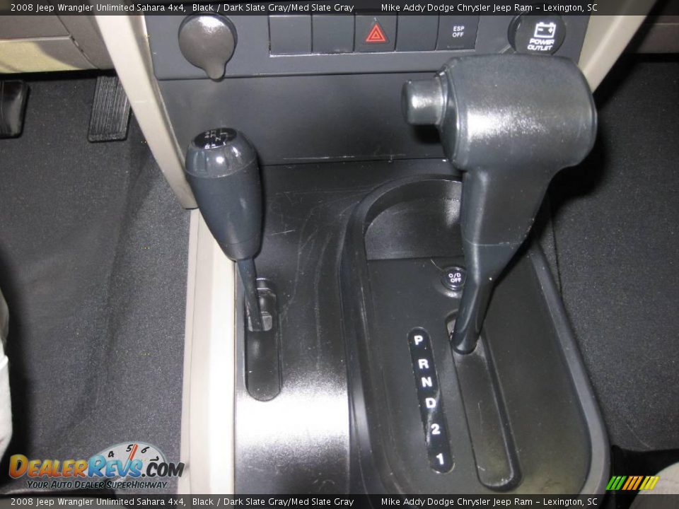2008 Jeep Wrangler Unlimited Sahara 4x4 Black / Dark Slate Gray/Med Slate Gray Photo #14