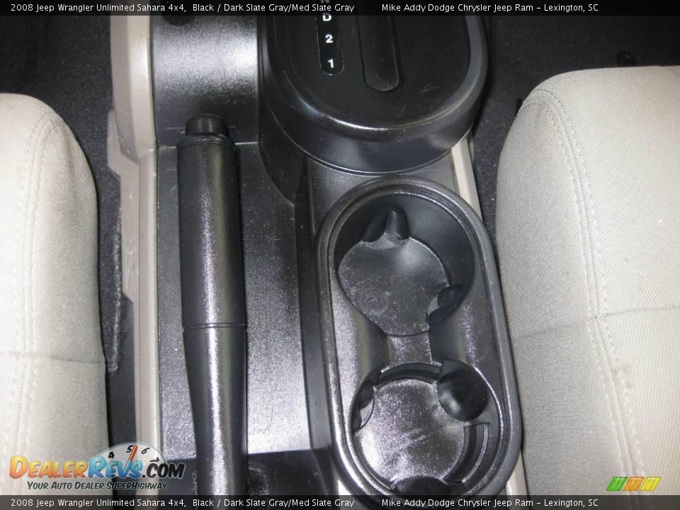 2008 Jeep Wrangler Unlimited Sahara 4x4 Black / Dark Slate Gray/Med Slate Gray Photo #15