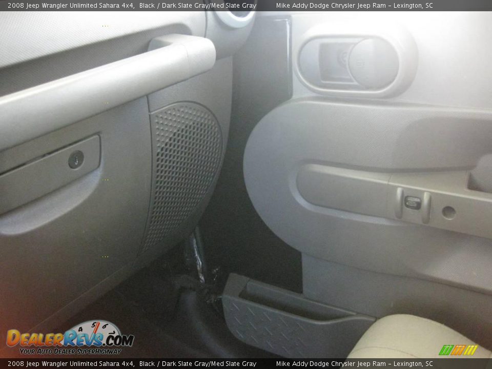 2008 Jeep Wrangler Unlimited Sahara 4x4 Black / Dark Slate Gray/Med Slate Gray Photo #16