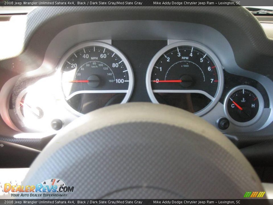 2008 Jeep Wrangler Unlimited Sahara 4x4 Black / Dark Slate Gray/Med Slate Gray Photo #18